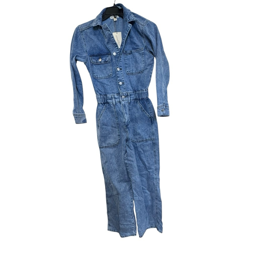 Women's Universal Thread Denim Jumpsuit Size 2 Blue NWT
